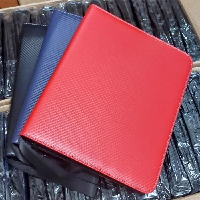 

900 Pocket Album 9P Binder 3X3 Ukuran A4 Kartu Tcg Pokemon Yugioh Mtg Vanguard Isi 50 Halaman - Premium Leather Cover