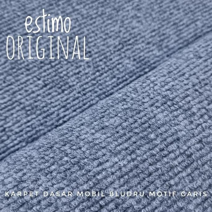 Karpet Dasar Mobil Premium Bludru Motif Garis - Harga Per Meter Universal Semua Jenis Mobil