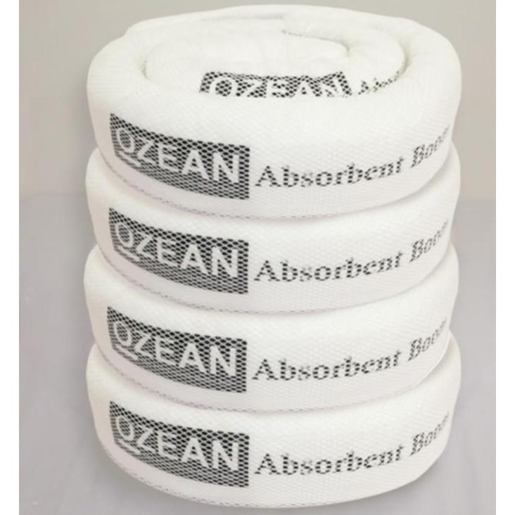 Oil Absorbent Boom 12.5 cm X 3 m merk OZEAN Oil Absorbent Boom 12.5 cm X 3 meter Oil Absorbent Roll 