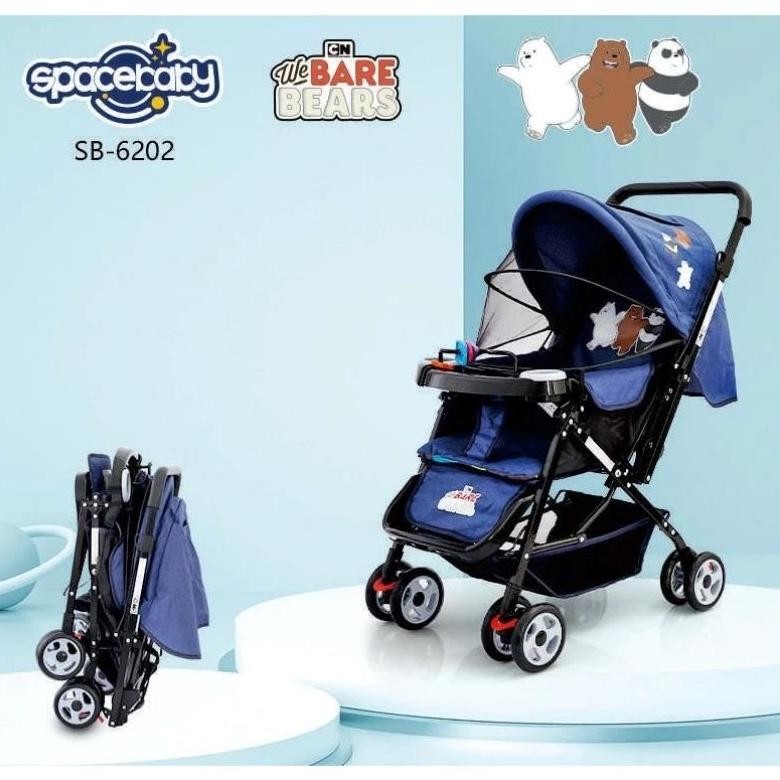 Baby Stroller Spacebaby SB 6202 Kereta Dorong Bayi Depan Belakang Space Baby SB 6202