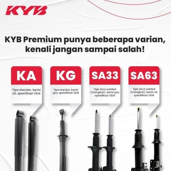 Shockbreaker Kayaba / KYB Premium Great Corolla / All New Corolla Belakang