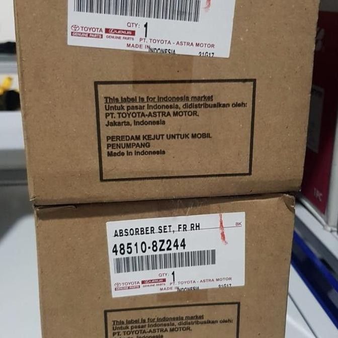 Shockbreaker Front(2pcs) TOYOTA Fortuner VRZ(2016-On)-48510-8Z244