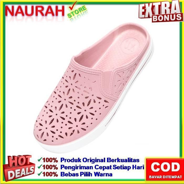 Sendal Slop Wanita Yumeida Ld 8031 Sandal Slip On Shoes Wanita Original Jelly Rubber Karet Anti Slip
