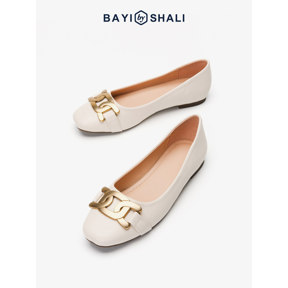 Sepatu flat Inggris/sepatu balerina miumiu/sepatu Mary Jane Sappen/sepatu pantofel wanita/sepatu fla