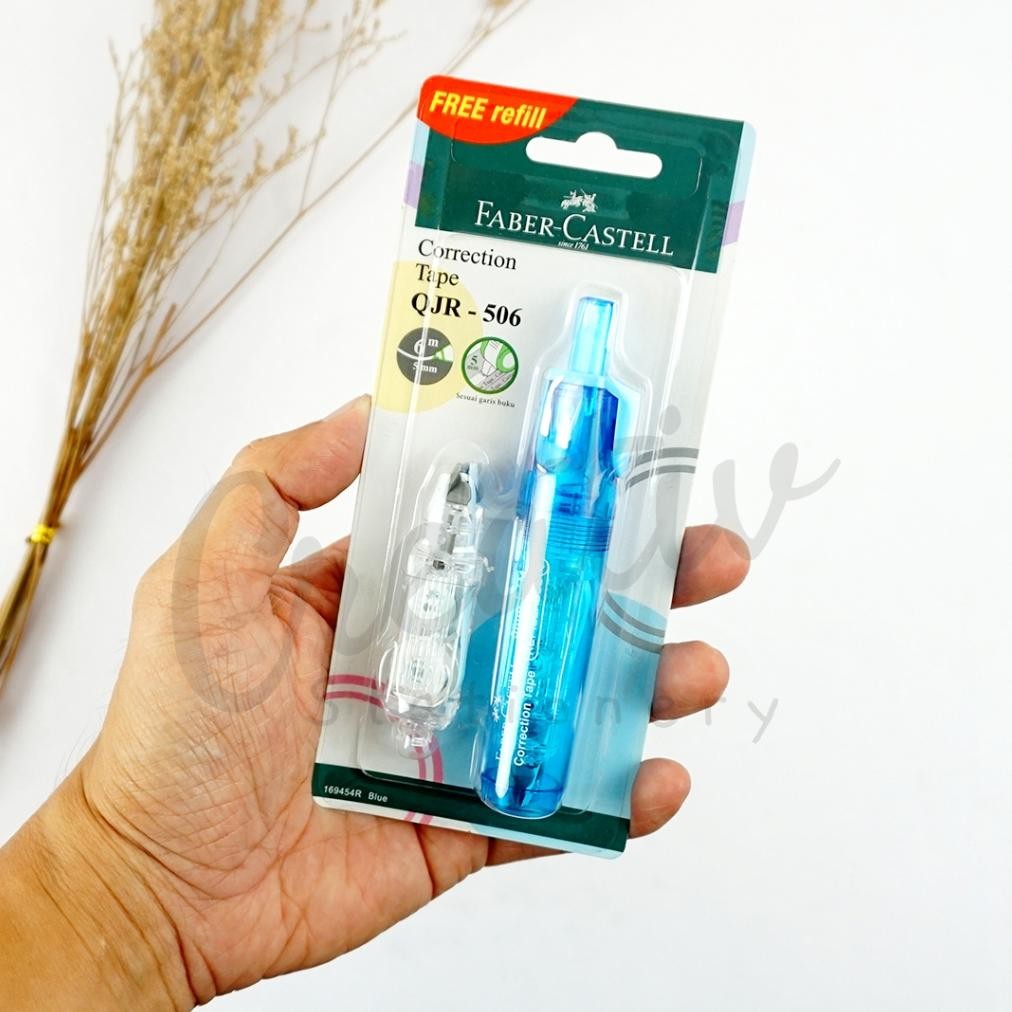 

FABER CASTELL Correction Tape Tip Ex Kertas Qjr 506 + Refill DiM