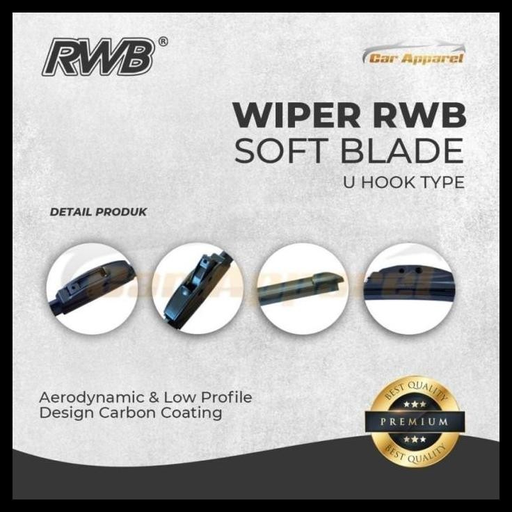 GRATIS ONGKIR WIPER RWB MAZDA 3 HATCHBACK 2020 HYBRID / WINDSHIELD MAZDA 3 HATCHBACK