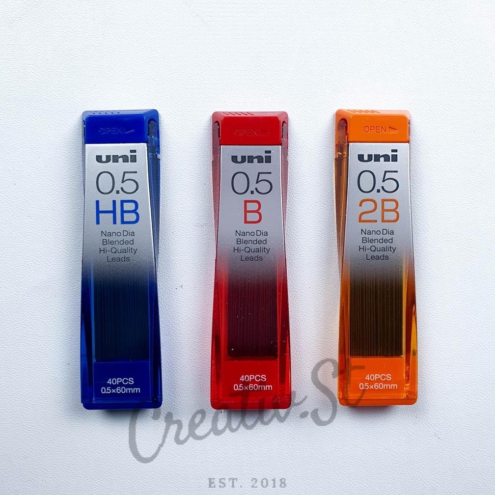 

Uni Nano Dia Isi Pensil Mekanik Pencil Lead 0.5 Mm 40 Lead DiM