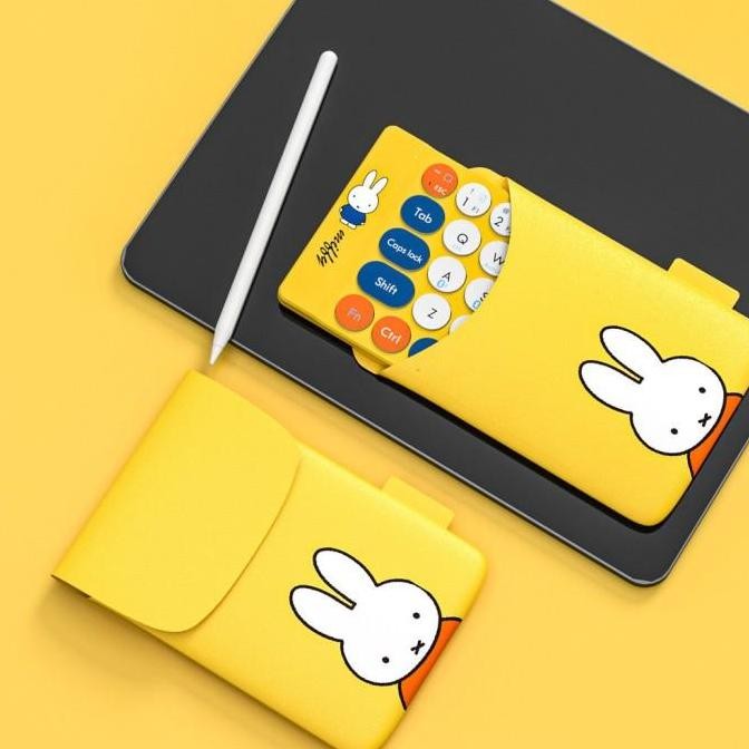 Miffy X MIPOW Mini Folding Keyboard For iPhone Slim Wireless Bluetooth Ipad Keyboard For IOS Foldabl