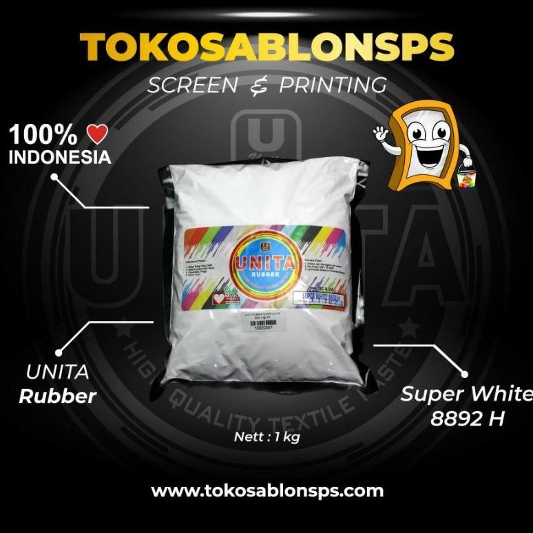 

Tinta Ruber Unita Super White 8892 @1kg DiM