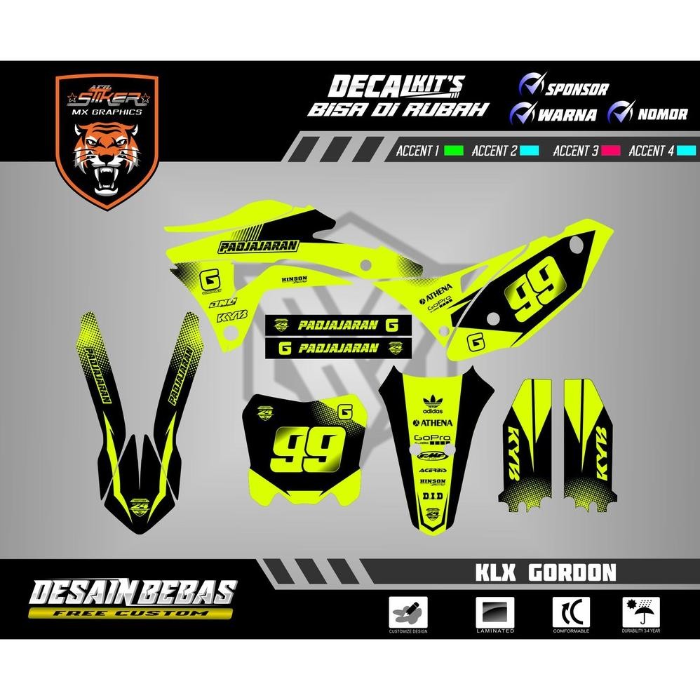 

DECAL KLX GORDON STABILO DiM