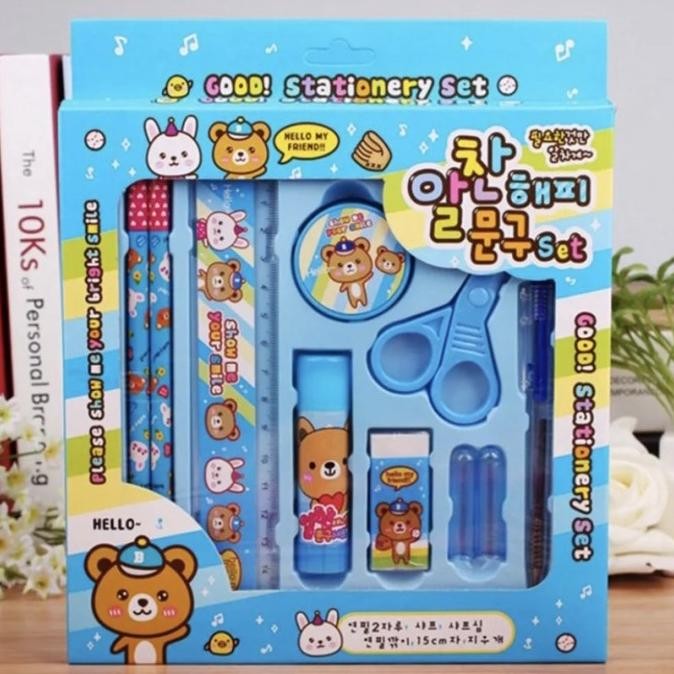 

Set Alat Tulis Anak Sekolah / Set Stationary Kids - Biru DiM