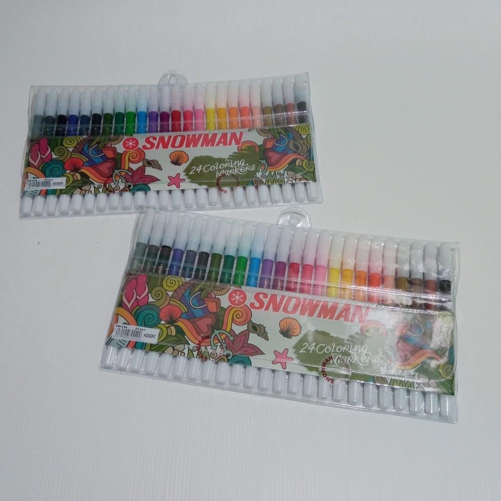

SPIDOL 24 WARNA SNOWMAN DiM