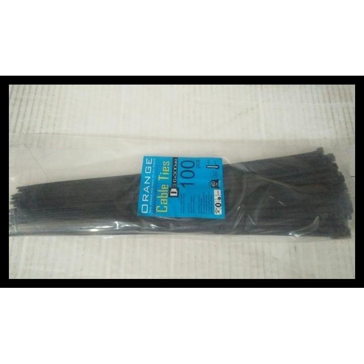 

HOT DEAL KABEL TIS TIES TALI SEROT 3.6 MM X 30 CM HITAM 100 PCS PACK !!!!!