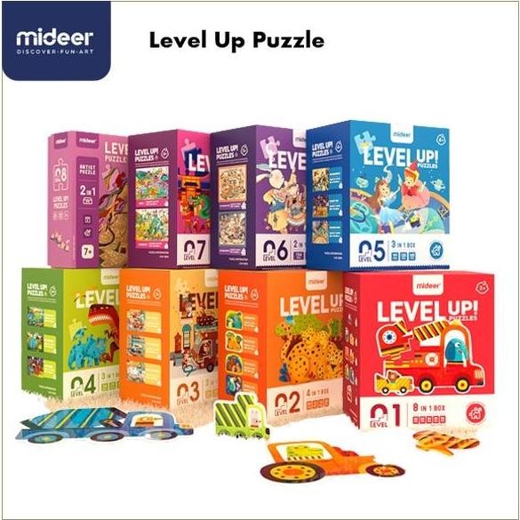 Mideer Level Up Puzzle Level 8 Mainan Edukasi Anak