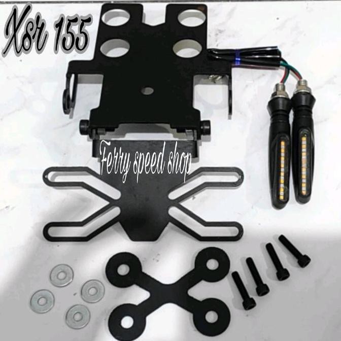 Paketan Sen Led Running Plus Tail Tidy Xsr 155 Xsr155 / Sein Led Plus Dudukan Plat Belakang  Xsr155 