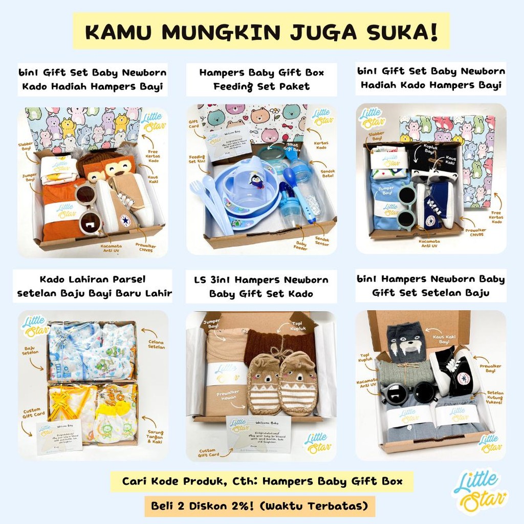 Hampers Baby Gift Box Feeding Set Paket Perlengkapan Makan Mpasi Bayi Baru Lahir Newborn