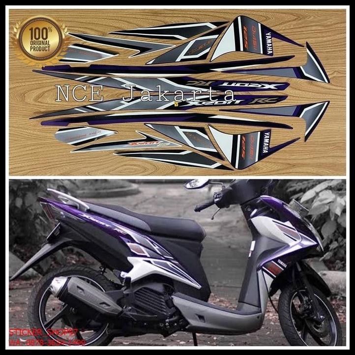 HOT DEAL (ORI) STIKER STRIPING MOTOR XEON RC 2013 UNGU VIOLET KUALITAS ORIGINAL