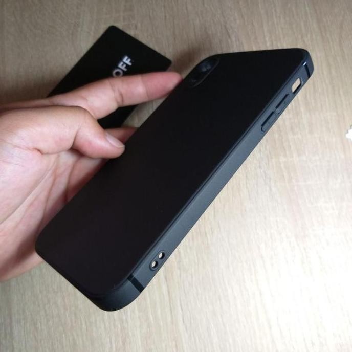 Case iPhone XR BLACKDOFF Model Kotak Logo Original Terbaru
