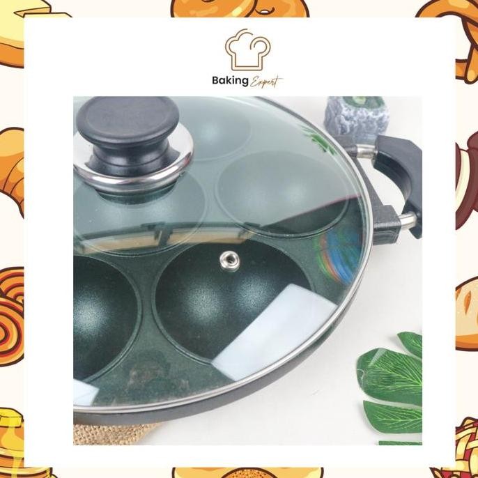 Cetakan Kue Apem Suggo Cetakan 7 Cekung  Aluminium Kitchenware