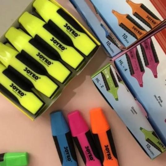 

Stabilo Joyko Highlighter Original - 1 box isi 10 pcs murah
