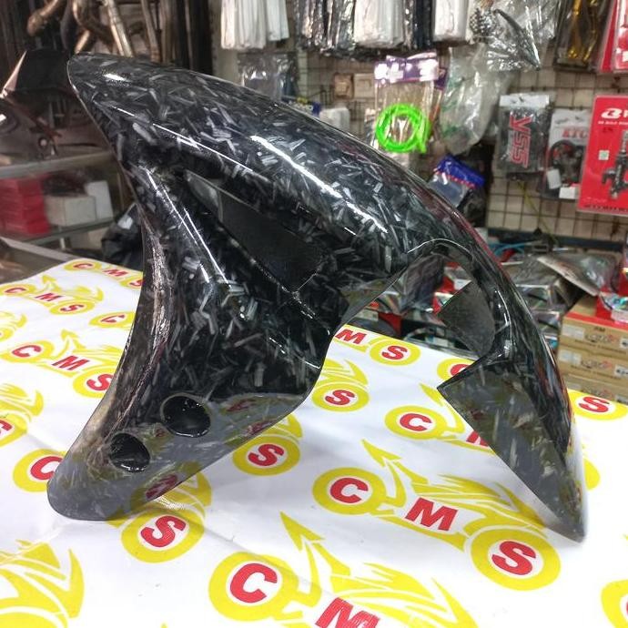 spakbor depan carbon forged  R25/R15/cbr/ninja 250/cb/bison