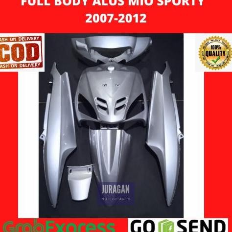 Full Body Bodi Alus Yamaha Mio Sporty Bodi Alus Mio Sporty Silver Restock
