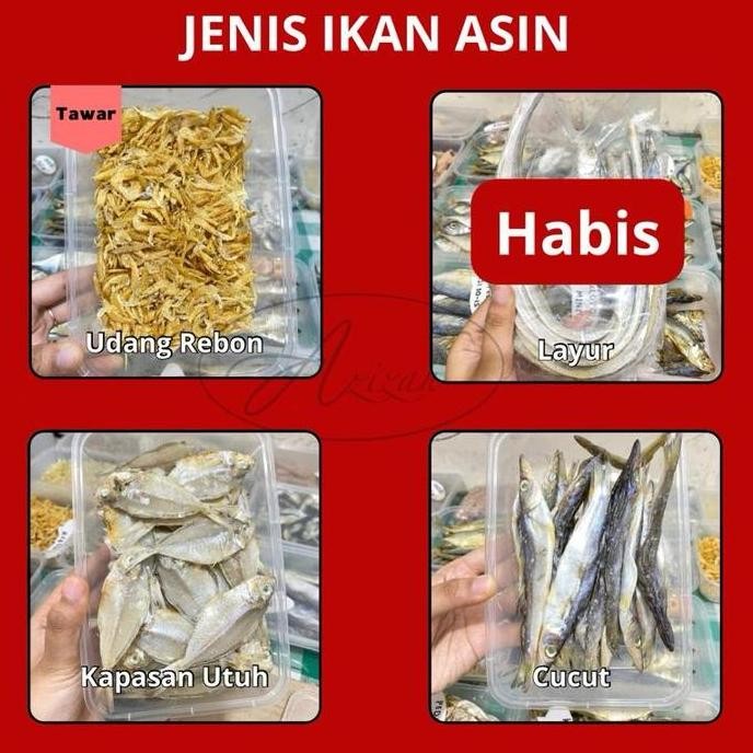 

[PAKET ISI 5 IKAN ASIN] IKAN ASIN AZIZAH