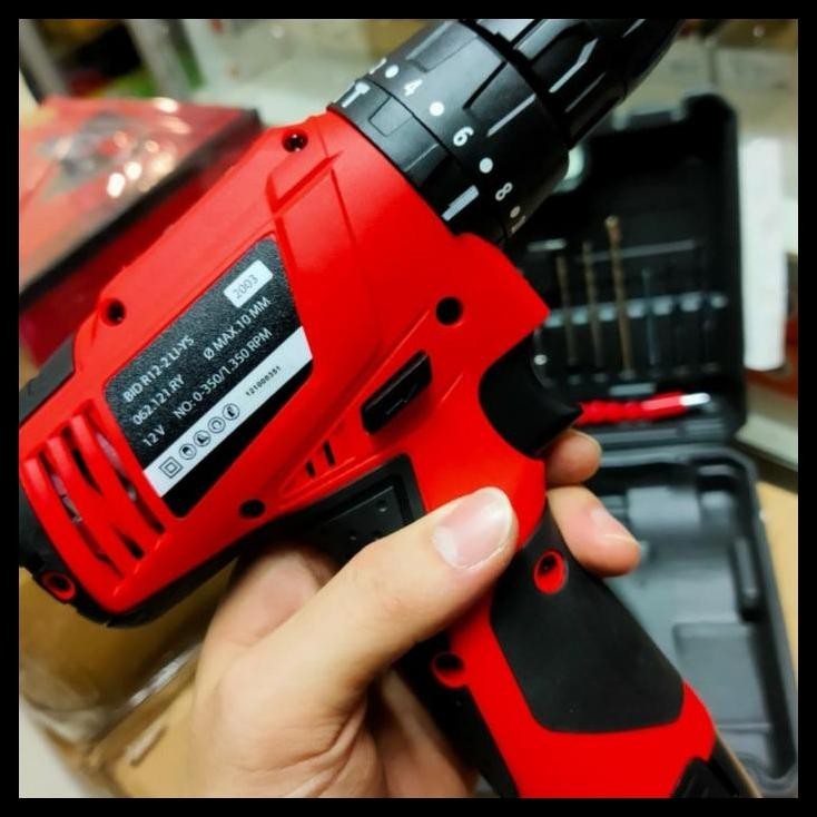 TERMURAH MESIN BOR BATERAI BITEC CSR 12-2 LI-RSY CORDLESS IMPACT DRILL 12 VOLT 
