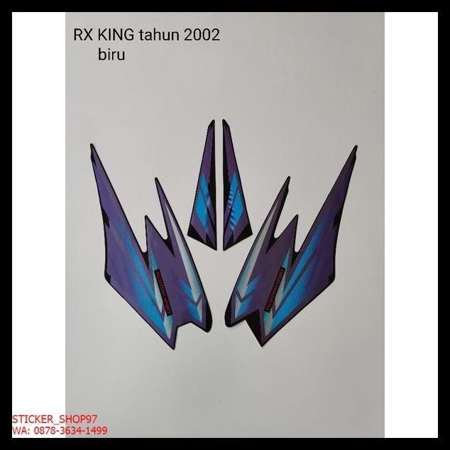 TERBARU (ORI) STRIPING  YAMAHA RX KING TAHUN2002 BIRU KUALITAS ORIGINAL 