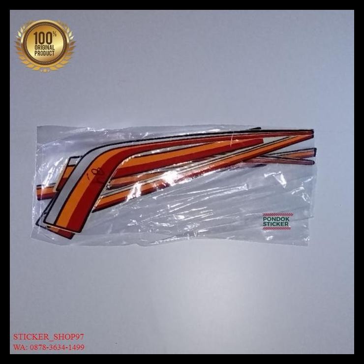 TERBARU (ORI) STRIPING STICKER HONDA GL MAX 1990 1991 MERAH KUALITAS ORIGINAL 
