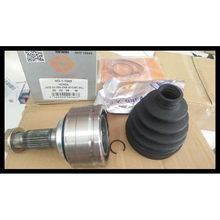 TERMURAH CV JOINT KEPALA AS RODA LUAR HONDA JAZZ RS G2 `08-13 MT UNIFAR