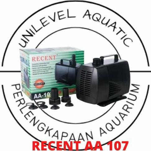 TERBARU - POMPA AIR CELUP AQUARIUM KOLAM IKAN RECENT AA107 AA 107