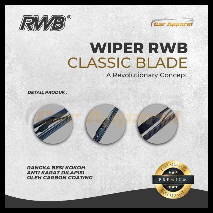 HOT DEAL WIPER RWB CLASSIC MAZDA 2 SEDAN / WINDSHIELD MAZDA 2 SEDAN CLASSIC RWB