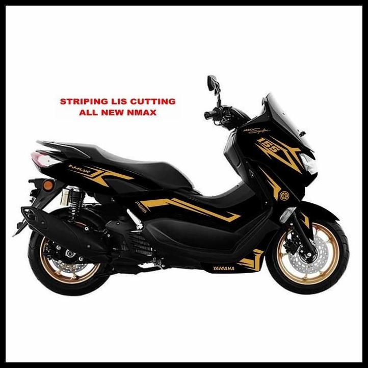 DISKON STRIPING LIST CUTTING NEW NMAX 2020 GOLD TERMURAH 