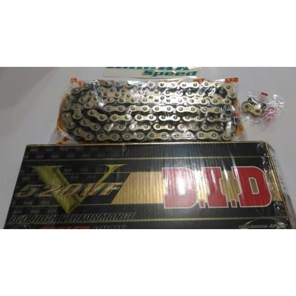 Rantai DID Japan Oring O-Ring 520VF 520 VF 120L 120 L Gold Racing