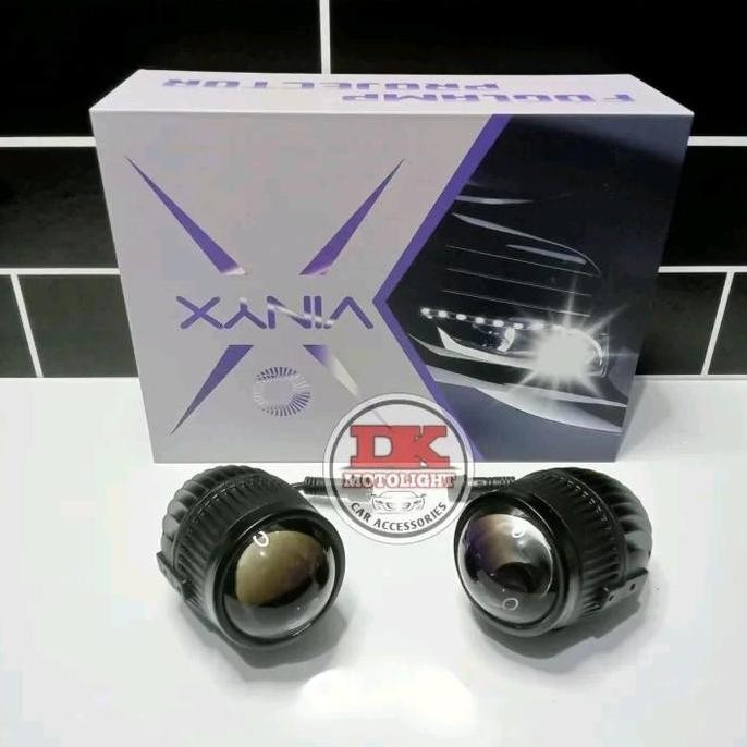 Lampu Foglamp Mobil Biled Projector Vinyx Q8 2 Inchi 3 Warna