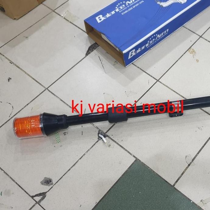lampu strobo motor patwal polisi +tiang