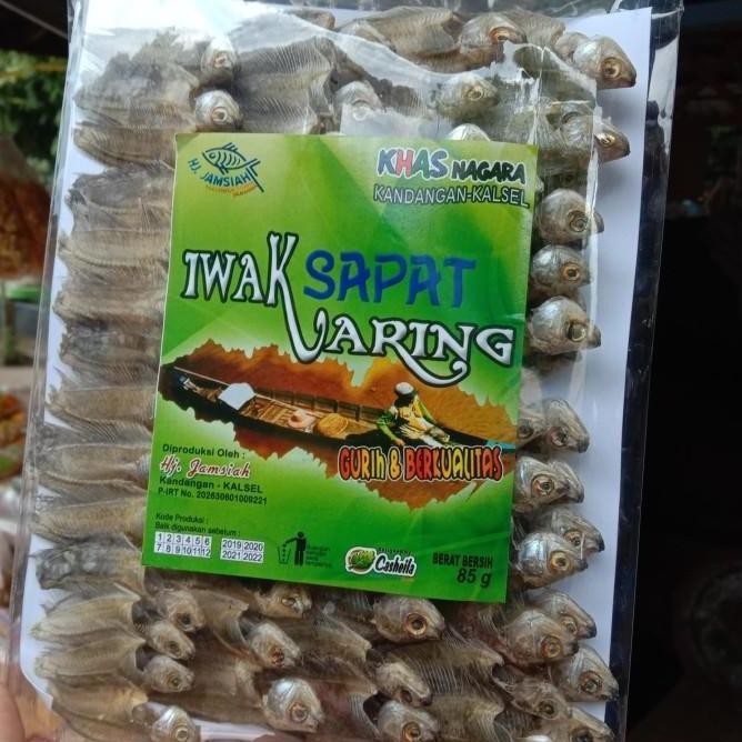 

Ikan Asin Sepat Kering. iwak karing Sapat khas kalimantan