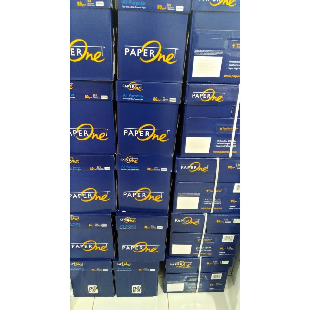 

BEBAS ONGKIR - KERTAS HVS A4 80 grm PAPER ONE PEMBELIAN 1 DUS PROMO TERBATAS......