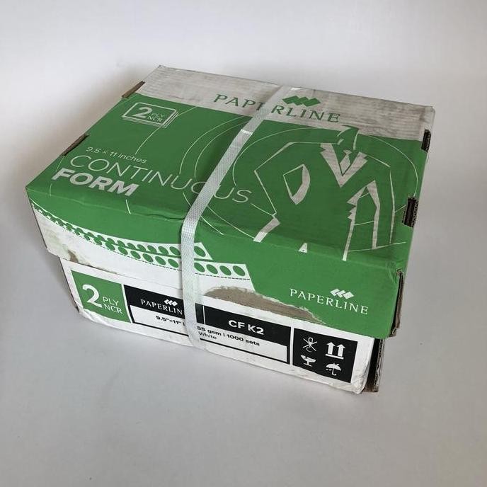 

TERMURAH - Continuos Form 2 PLY putih kertas komputer Paperline K2 putih