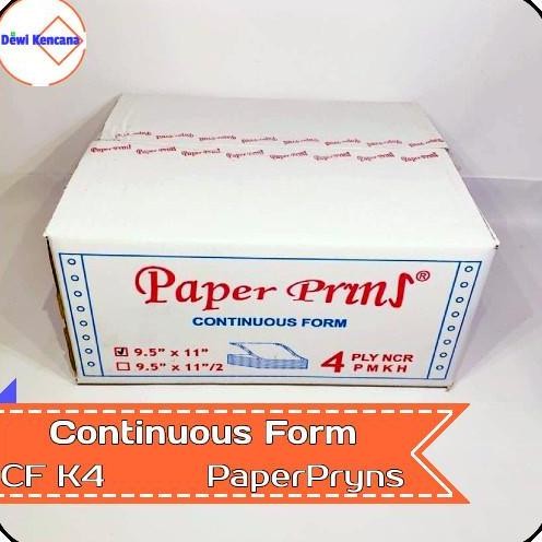 

BEBAS ONGKIR - Kertas Continuous Form 9,5" x 11" 4 PLY NCR K4 PaperPryns