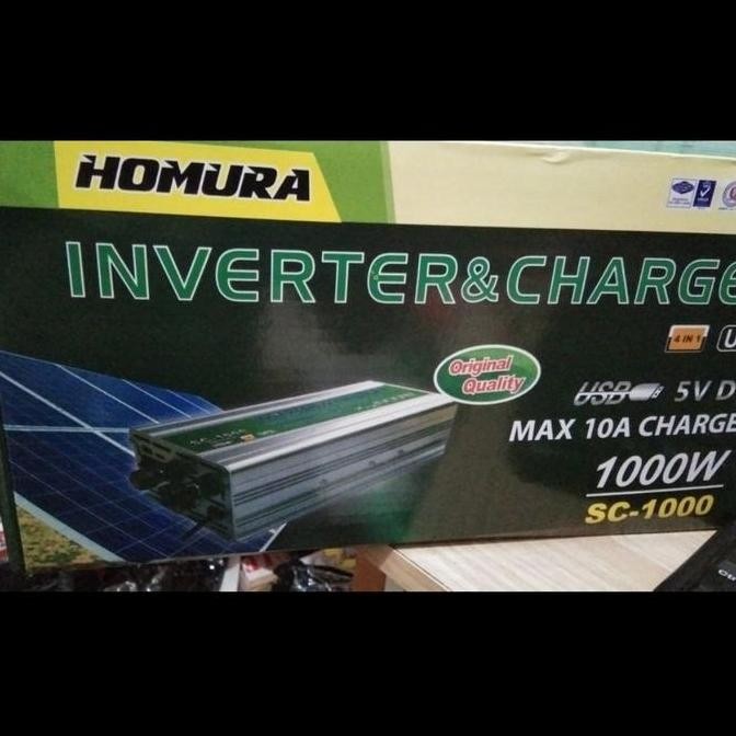 inverter visero 1000w 1000watt 1000 watt plus charger 10a sfa 1000c murah