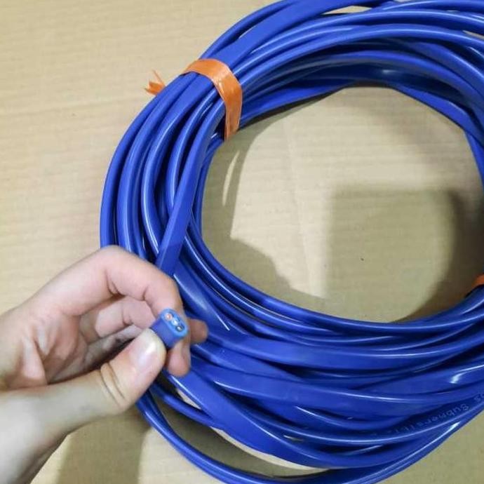 Kabel Pompa Submersible - Kabel Biru Untuk Pompa Satelit 40Meter