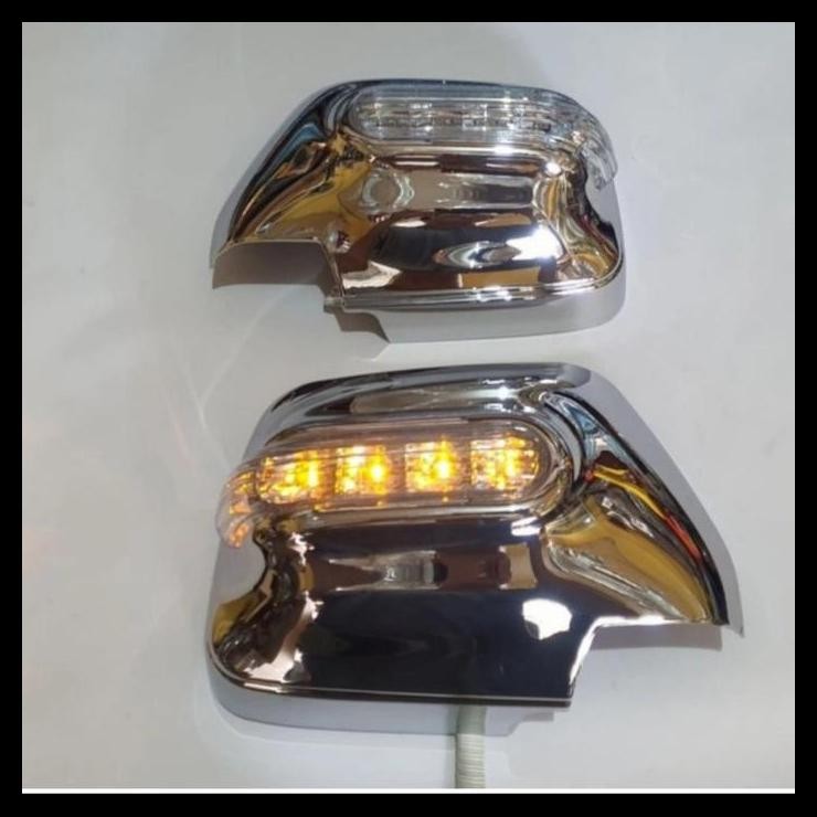 DISKON COVER SPION CHROME + LAMPU SEIN UNTUK MOBIL KIJANG NEW, KAPSUL, LGX, 