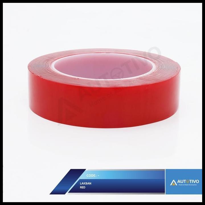 

TERMURAH DOUBLE TAPE RED CLEAR 30MM !!!!!