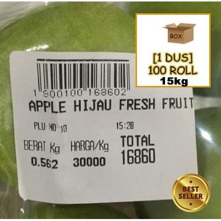 

LABEL STIKER THERMAL TIMBANGAN DIGITAL 50 X 40 mm - 50x40 mm 100 roll