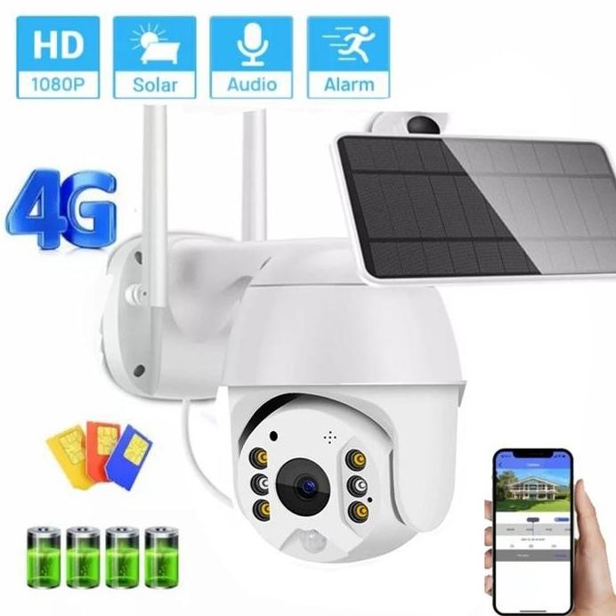 CCTV SIMCARD GSM 4G Solar Cell Solar Panel Surya Oudoor murah