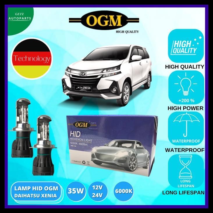 BEST DEAL BOHLAM LAMPU HID OGM MOBIL DAIHATSU XENIA 1 SET - SUPER TERANG 