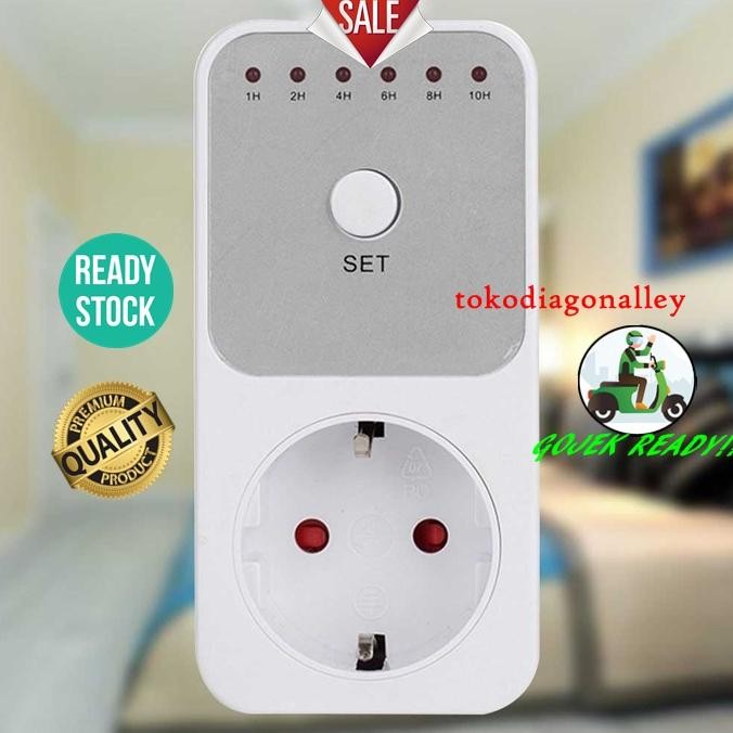 Stop Kontak Timer Digital Pengatur Waktu Otomatis Saklar Otomatis Timer Programable Switch