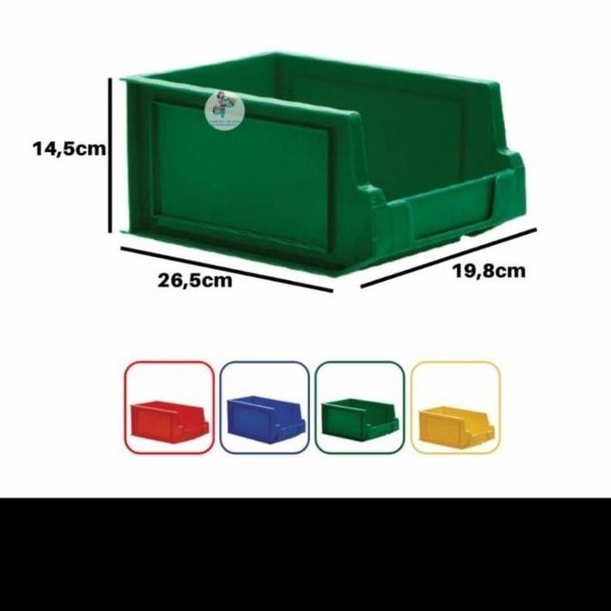 new  Kotak Penyimpanan Storage box susun Jolly box 300 Ukuran L